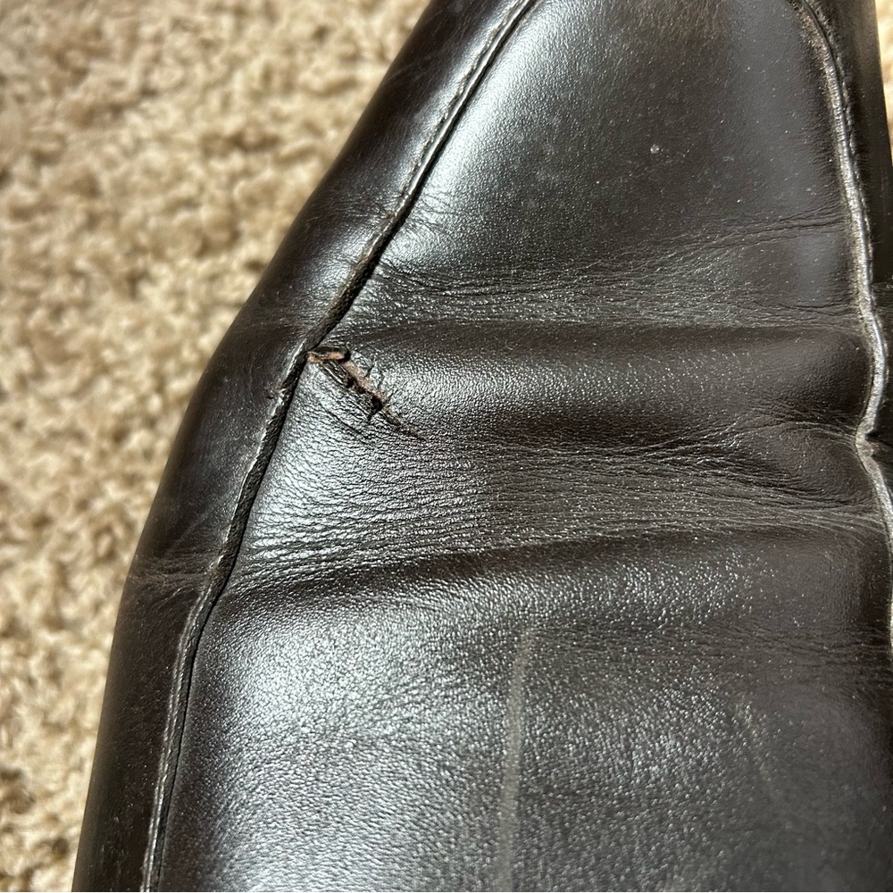 M Vintage Gucci Dark Brown Genuine Leather Goodyear Loafers Size 9.5 |F20 - Picture 9 of 16